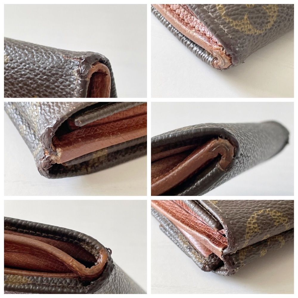 Louis Vuitton brown monogram canvas vintage compact wallet - Picture 6 of 9